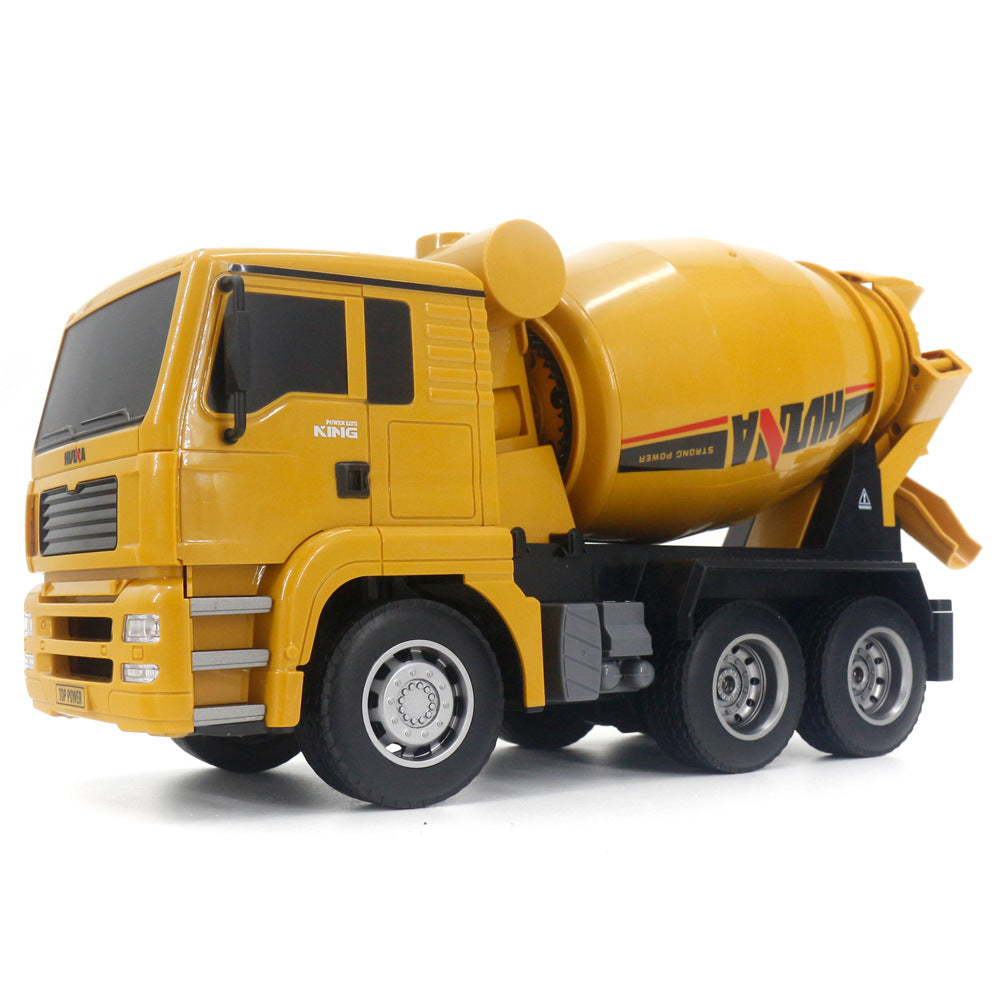 Large Remote-Controlled Mixer Engineering Vehicle Model Electric Toy For Kids
