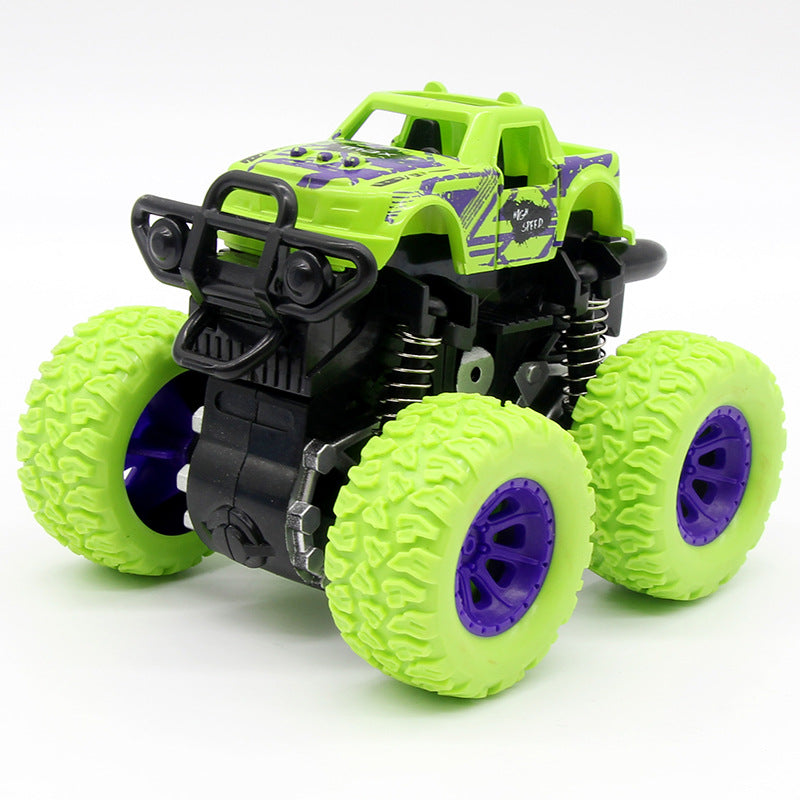Child boy car toy inertial four-wheel drive off-road vehicle