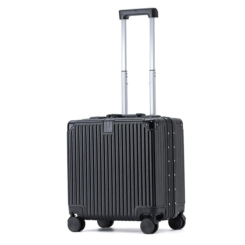 Multi-functional Aluminum Frame 18-inch Trolley Case Small