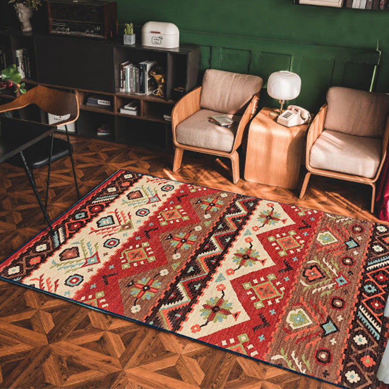 Bohemian bedroom bedside living room sofa big carpet