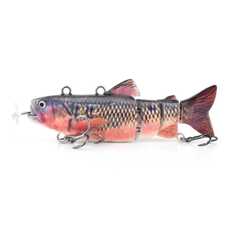 4-Section Iron Link Propeller Automatic Swimming Electronic Bait