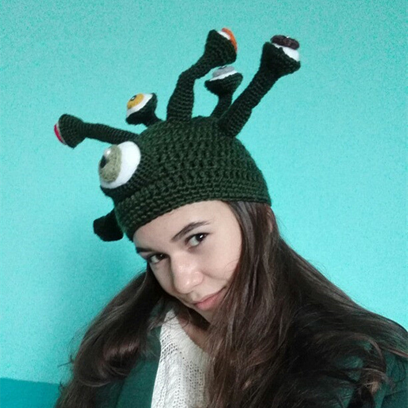 Octopus knitted hat