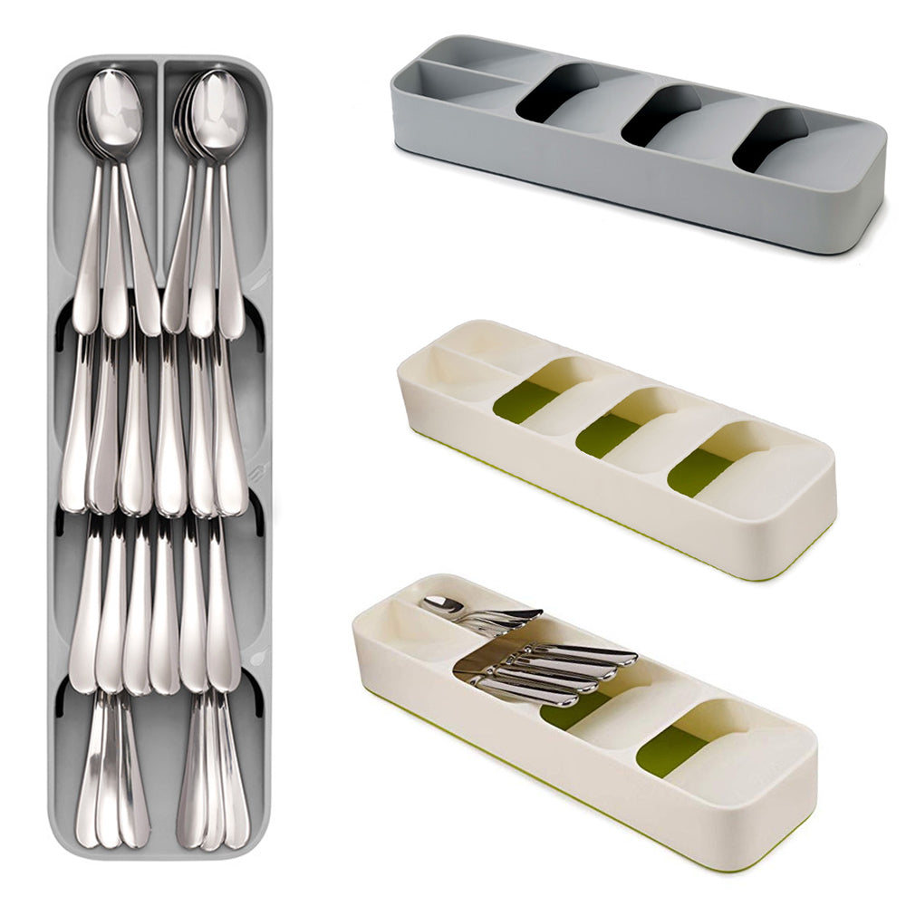 Separate storage box for soup spoon and fork