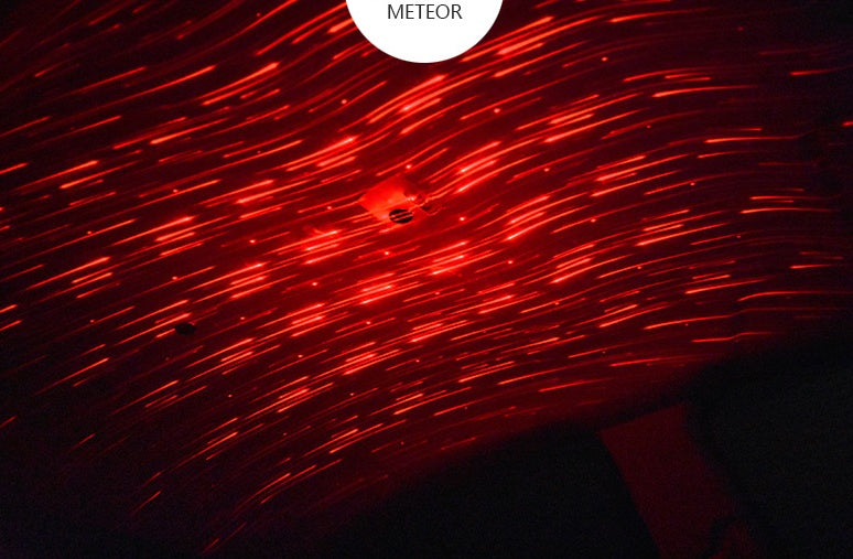Car interior modification car ceiling lamp armrest box starry meteor lamp starry projection spotlight