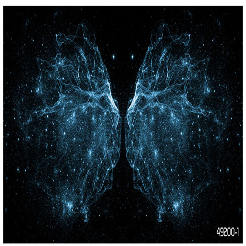 Fantasy universe starry angel wings wallpaper
