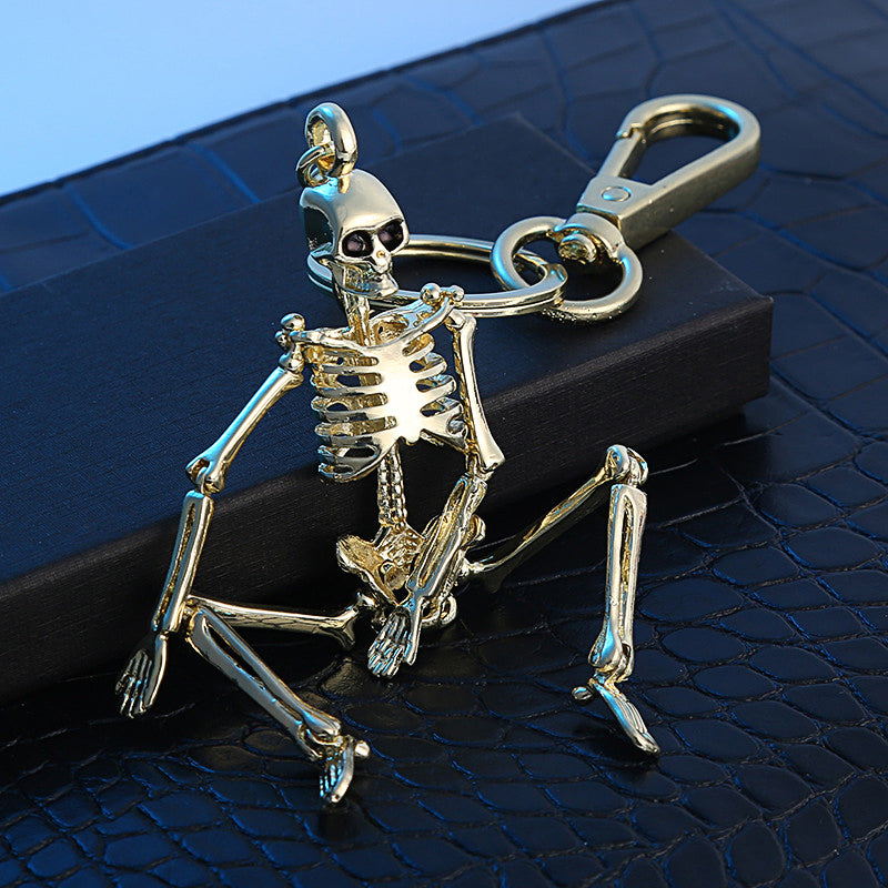 Mobile skeleton keychain