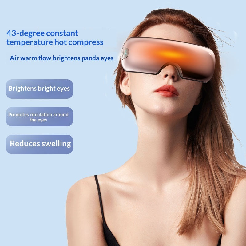 New Visual Eye Care Bluetooth Air Pressure Heat Eye Massager