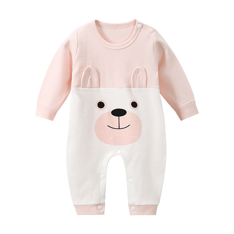 Baby Romper Long Sleeve Cartoon Printing Spring Autumn