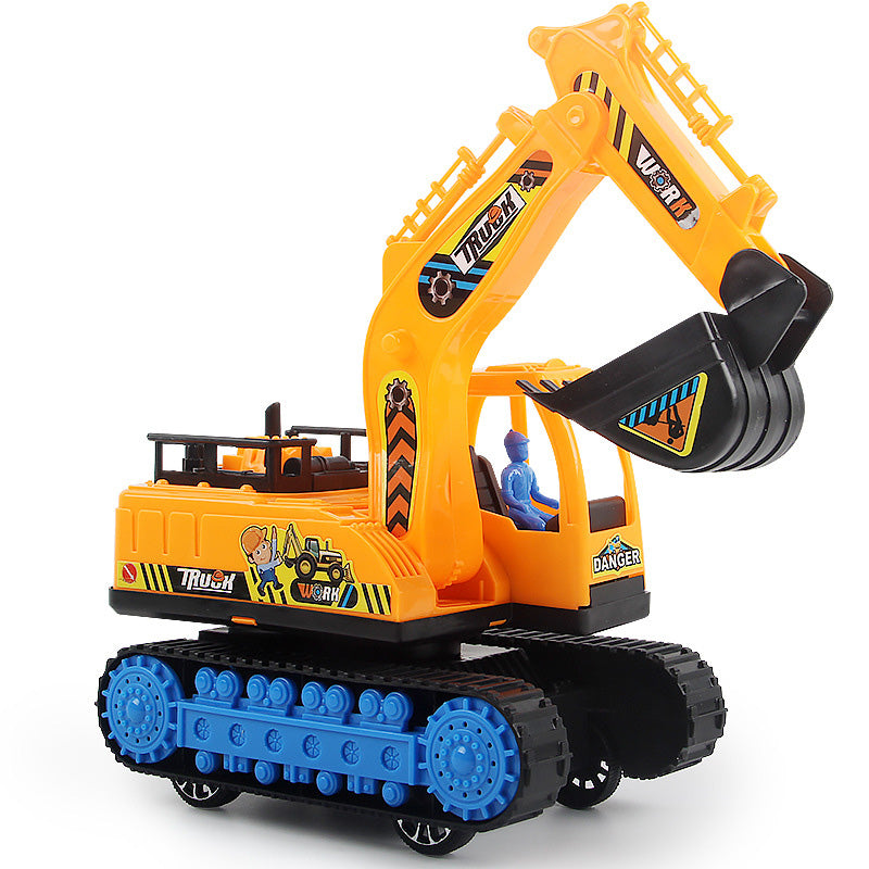 Excavator toy hook inertial engineering vehicle
