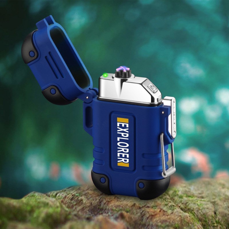 Windproof and silent cigarette lighter