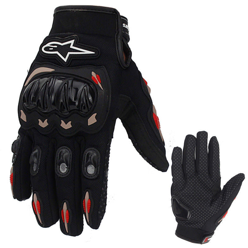 Men's long cycling gloves