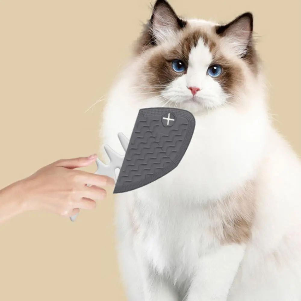 Cat Brushes For Indoor Cats Fishbone-Shaped Kitten Brush Detangling Brush Cute Dog Hair Brush Puppy Grooming Brush For Pets