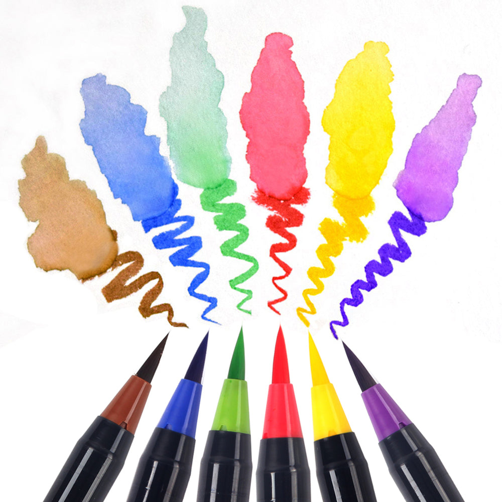 20 color watercolor soft brush set