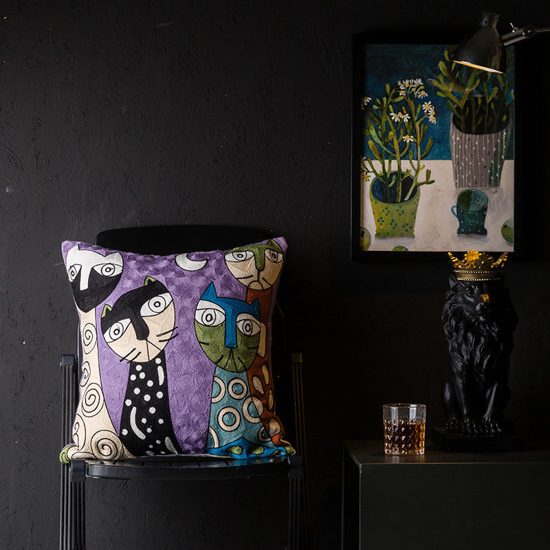 Abstract wind pillowcase