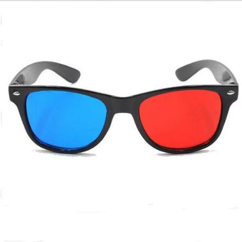 Red-Blue 3D Glasses Set Of Glasses Large Frame