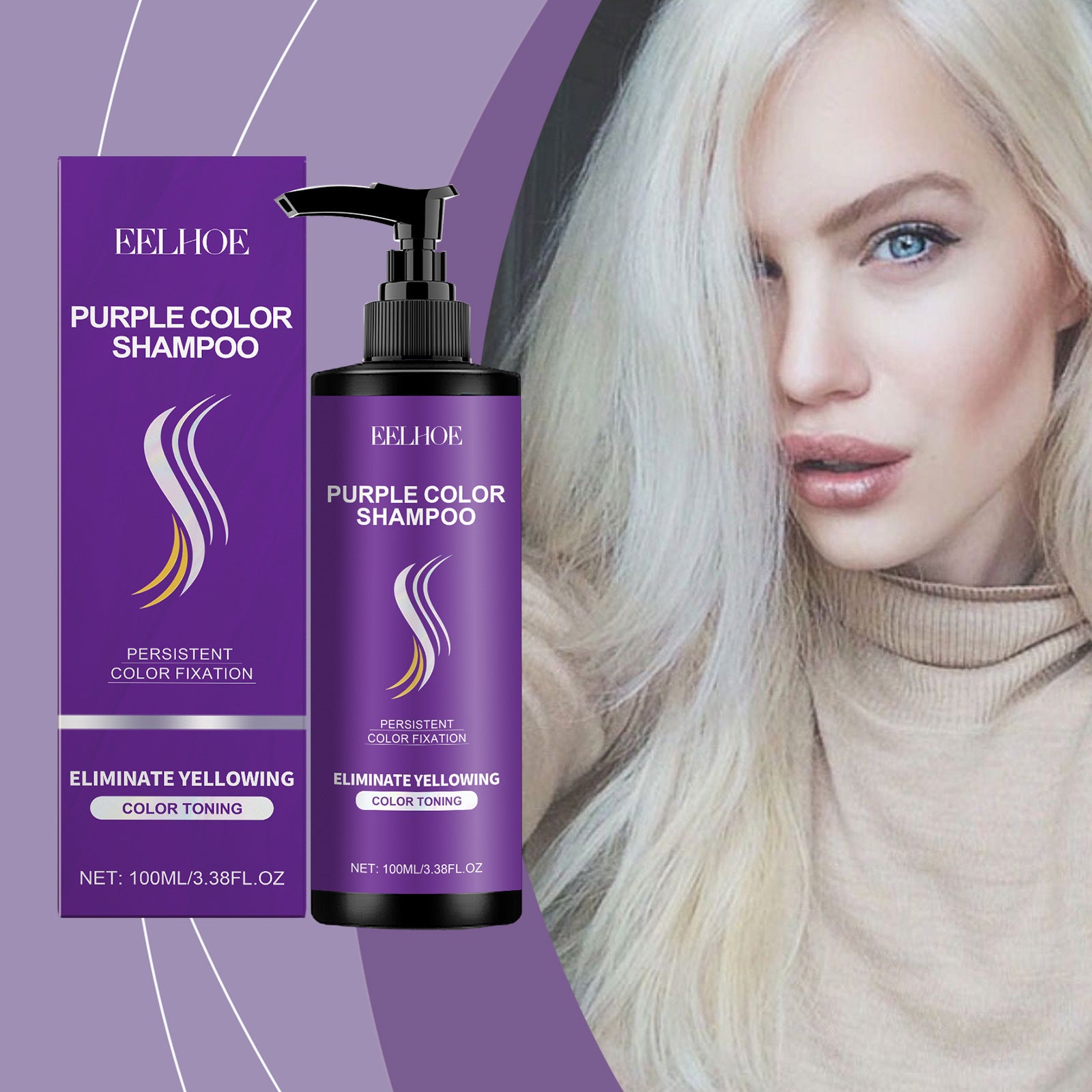 Shampooing Violet Réparateur & Nourrissant Cheveux