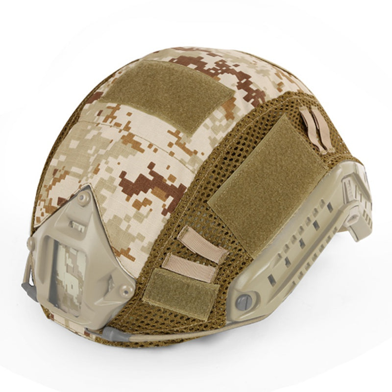 Tissu de camouflage pour casque tactique extérieur