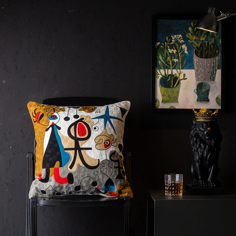 Abstract wind pillowcase