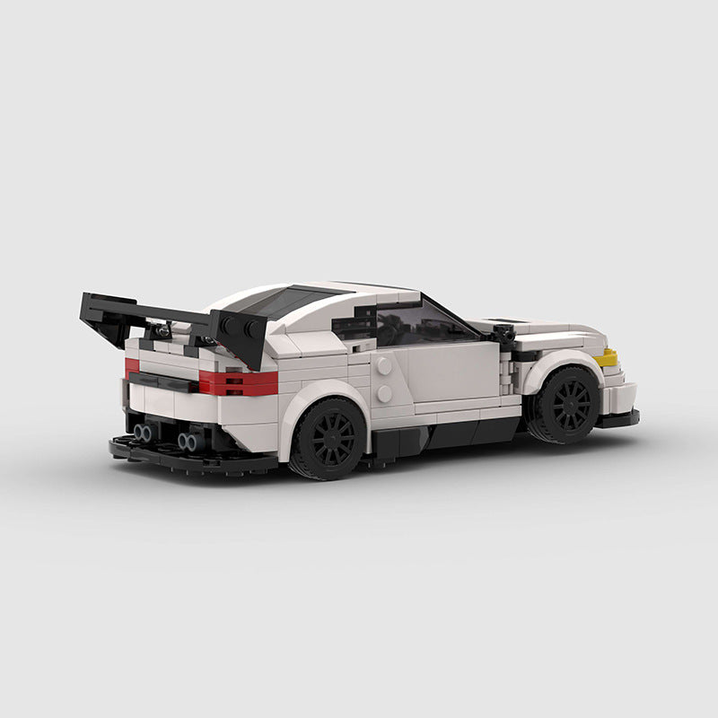 Running Car Building Block Small Particle MOC Puzzle Technology DIY Toy
