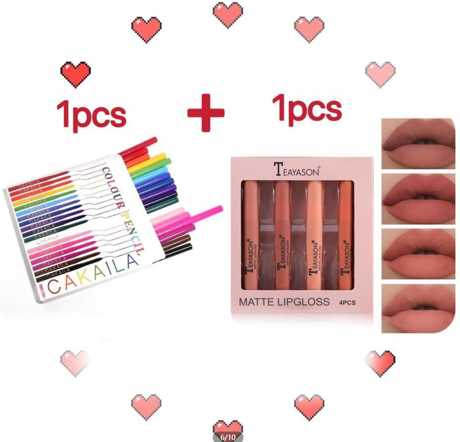 Ladies Fashion Personality 18 Color Eyeliner Set