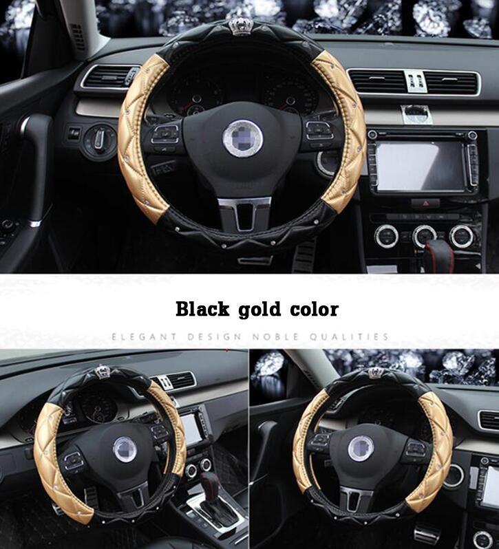 Car Steering Wheel Cover DAD Crown Diamond