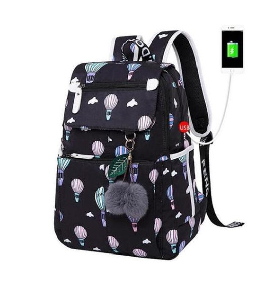 Fashion Printed Backpack For Girl