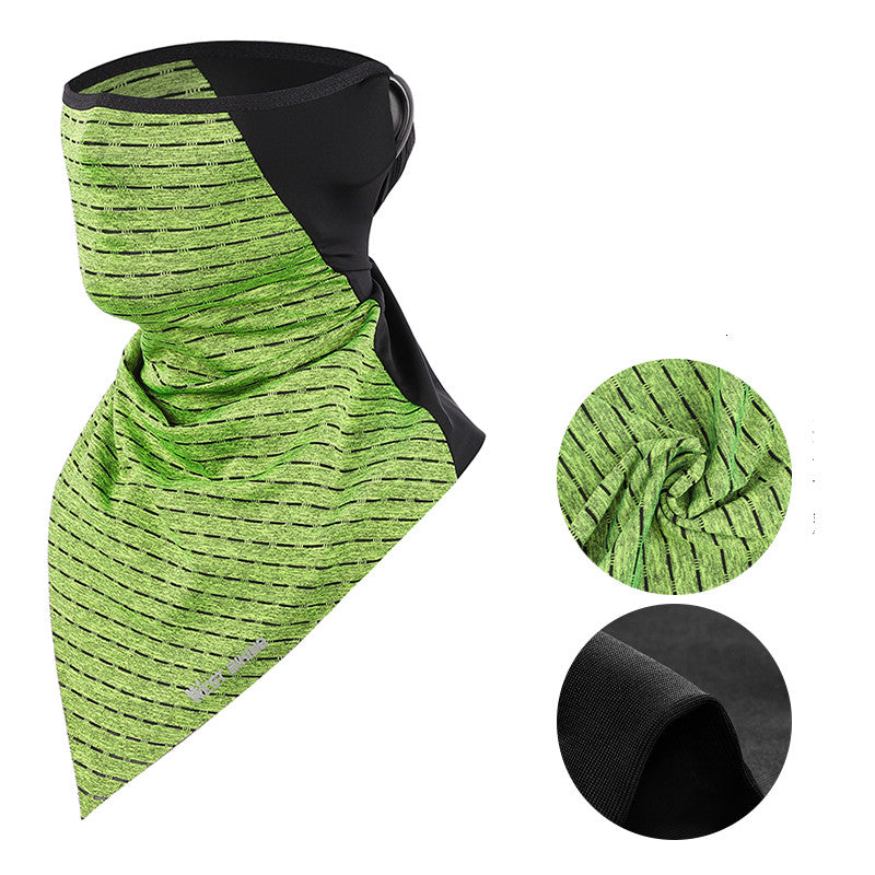 Male Summer Cycling Face Towel And Ice Silk Mask