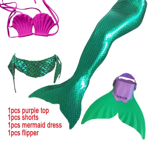 Palmes de sirène Monopalme Chaussures de natation pour enfants Palmes d'entraînement à la natation