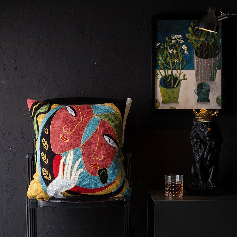 Abstract wind pillowcase