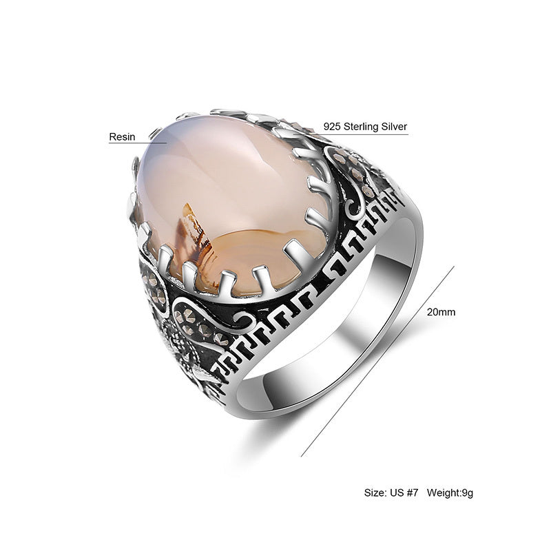 New European And American Cross-border Inlaid Fashion Ring