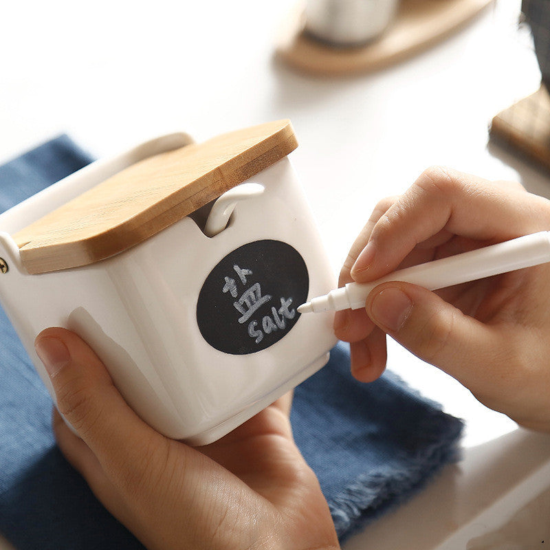 Ceramic seasoning jar