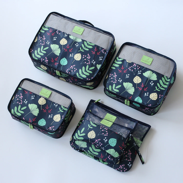 Travel storage bag set of six