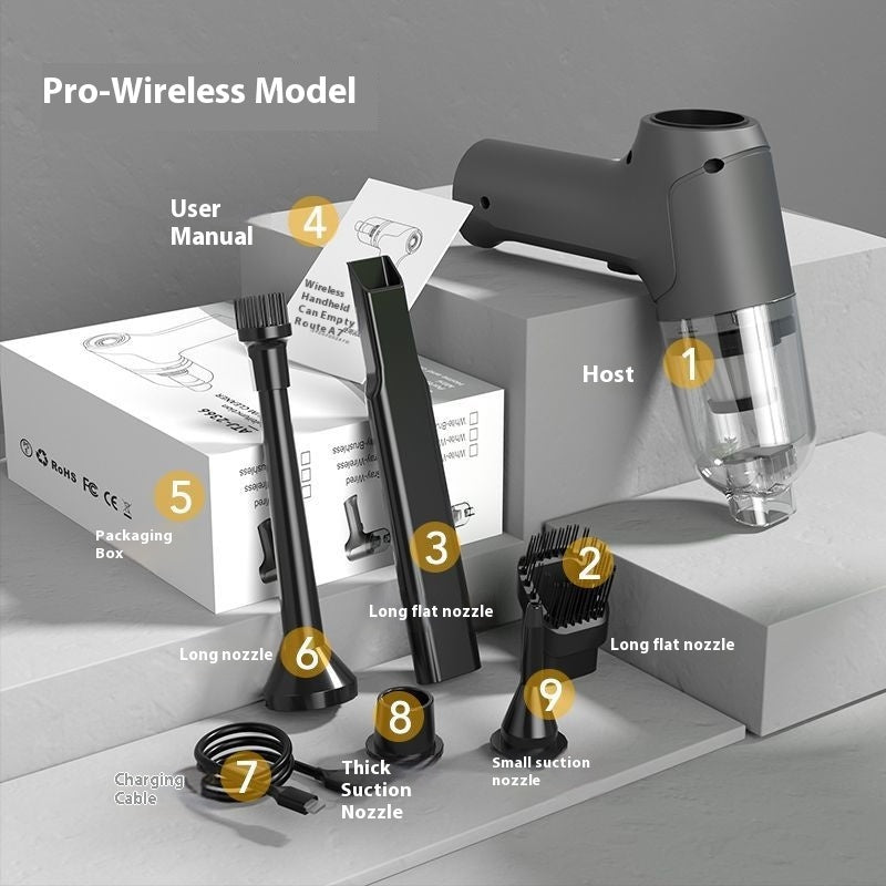Household Multifunctional Car Wireless Vacuum Cleaner