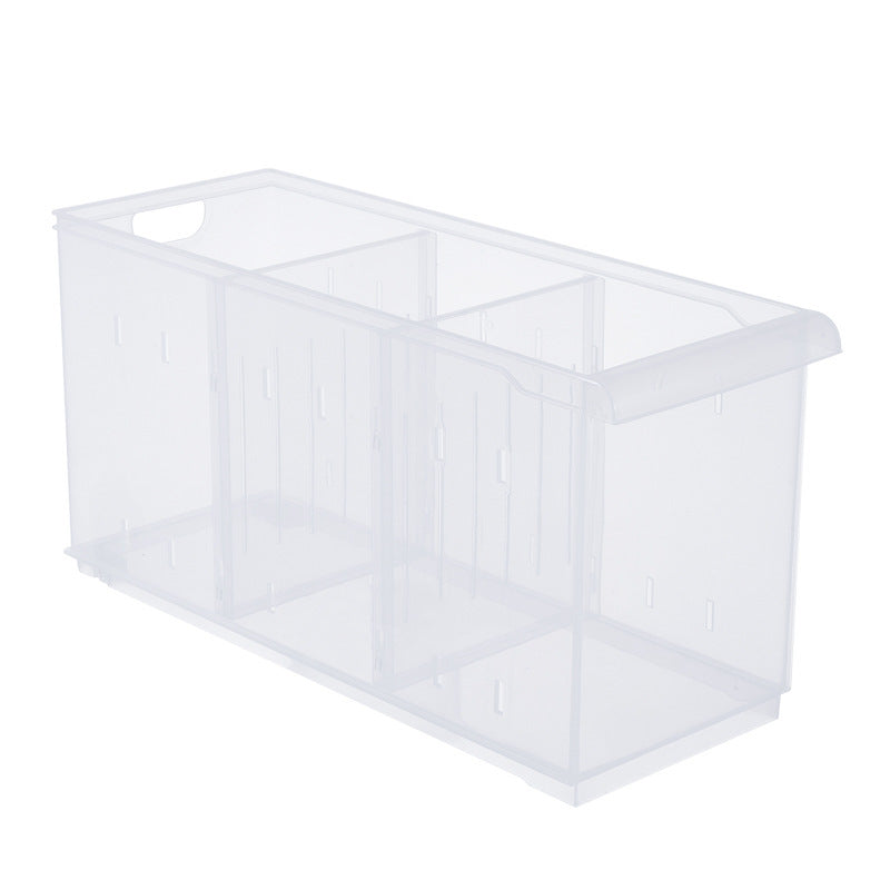 Transparent refrigerator storage box