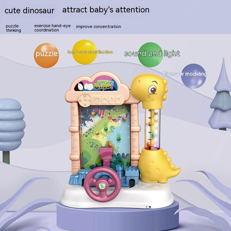Dinosaur Board Game Bean Machine Electric Cycle Children's Educational Toys
