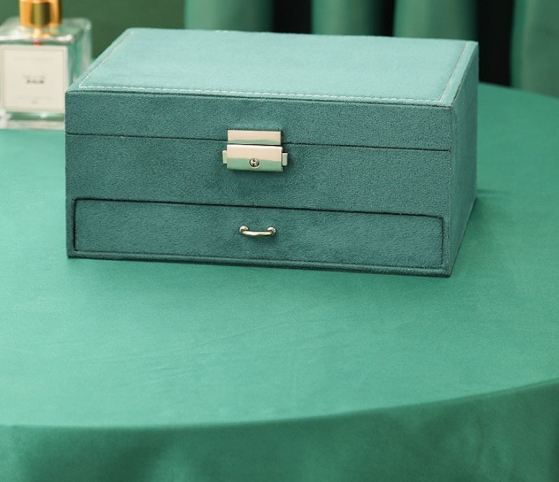 Retro Jewelry Box Korean Jewelry Storage Multilayer