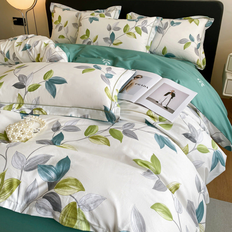 Cotton Four-piece Cotton Quilt Cover Bed Sheet Bedding