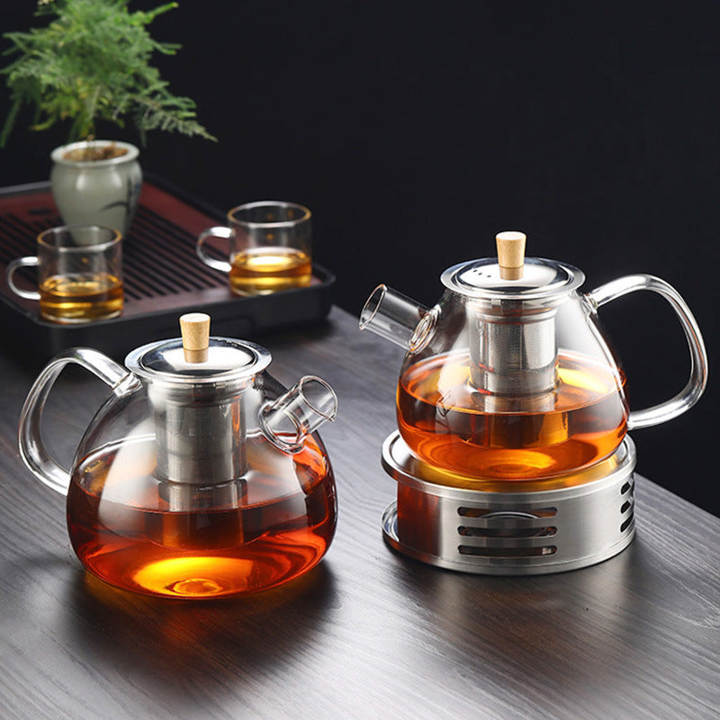 Large Teapot Heating High Temperature Resistance Tea Water Separation
