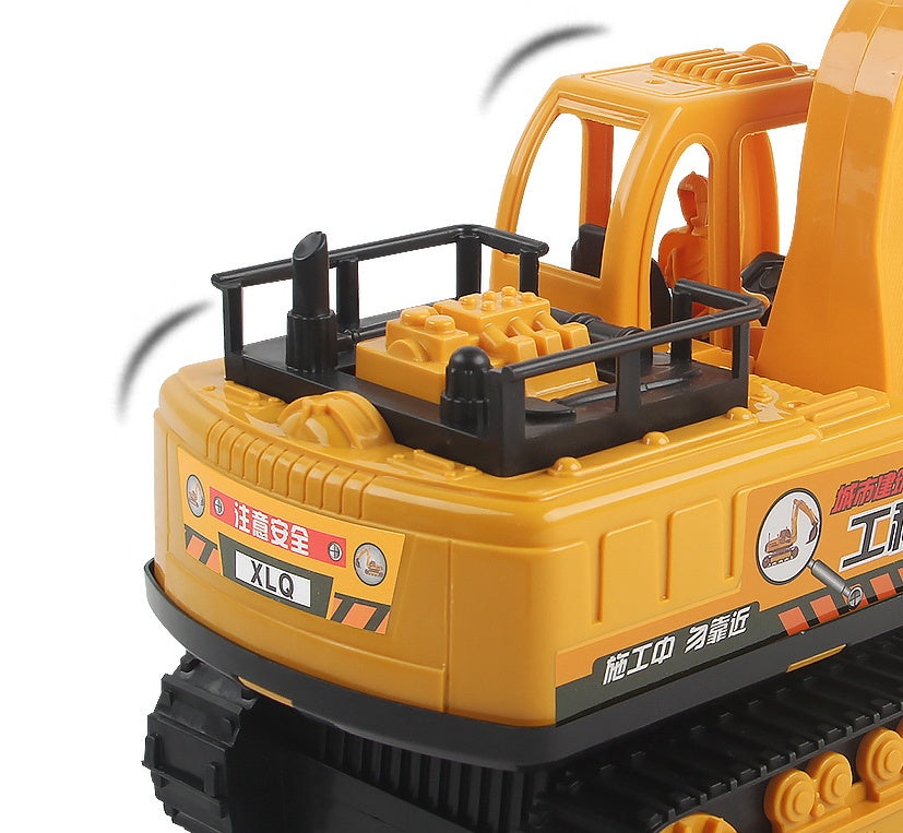 Excavator toy hook inertial engineering vehicle