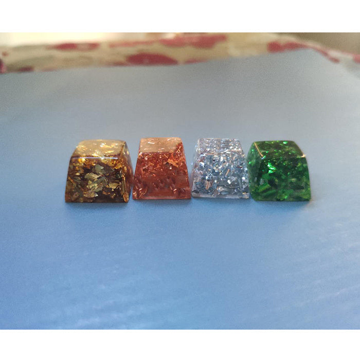 Mechanical Keyboard Multicolor Gold Foil Keycap Personality