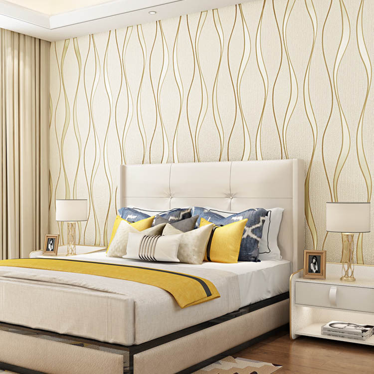 3D three-dimensional water ripple non-woven wallpaper