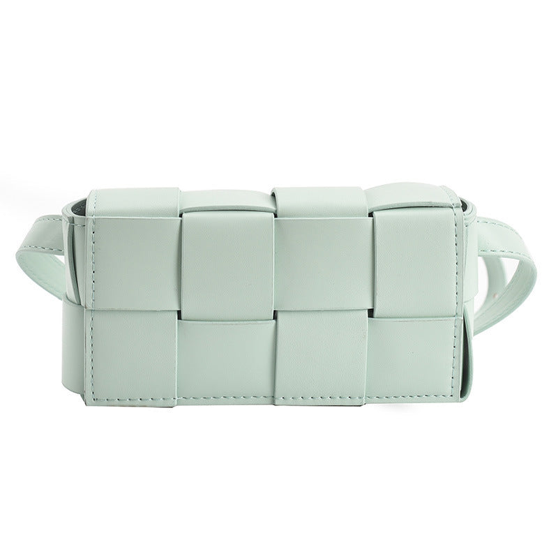 Leather Belt bag Fashion All-match Chest Bag Shoulder Messenger Small Square Bag