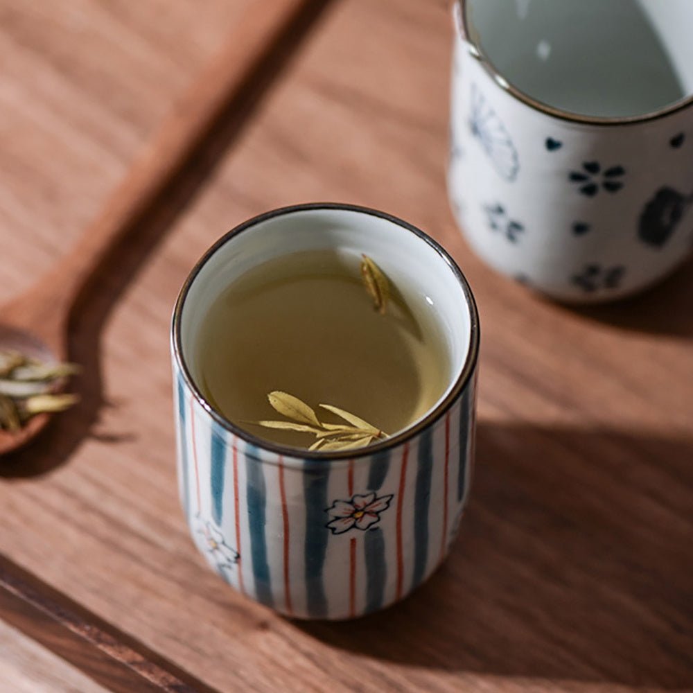 Home Straight Ceramic Small Tea Cup