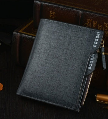 Men's wallet short casual card bag bogesi coin purse one generation wallet