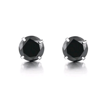 Stud earrings unisex fashion simple earrings Korean version of the four claws earrings