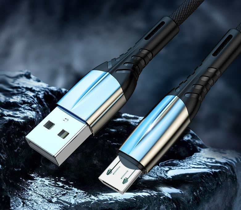 Câble de données Android en tissu tressé