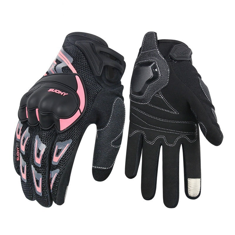 Off-road Motorcycle Anti-fall Breathable Riding Racing Motorcycle Full-finger Gloves