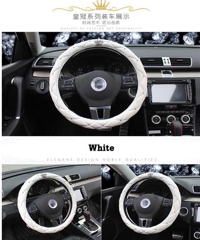 Car Steering Wheel Cover DAD Crown Diamond