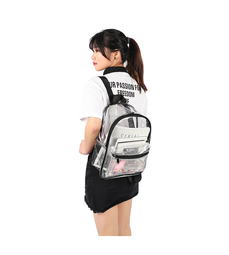 Student shoulder bag with sequins