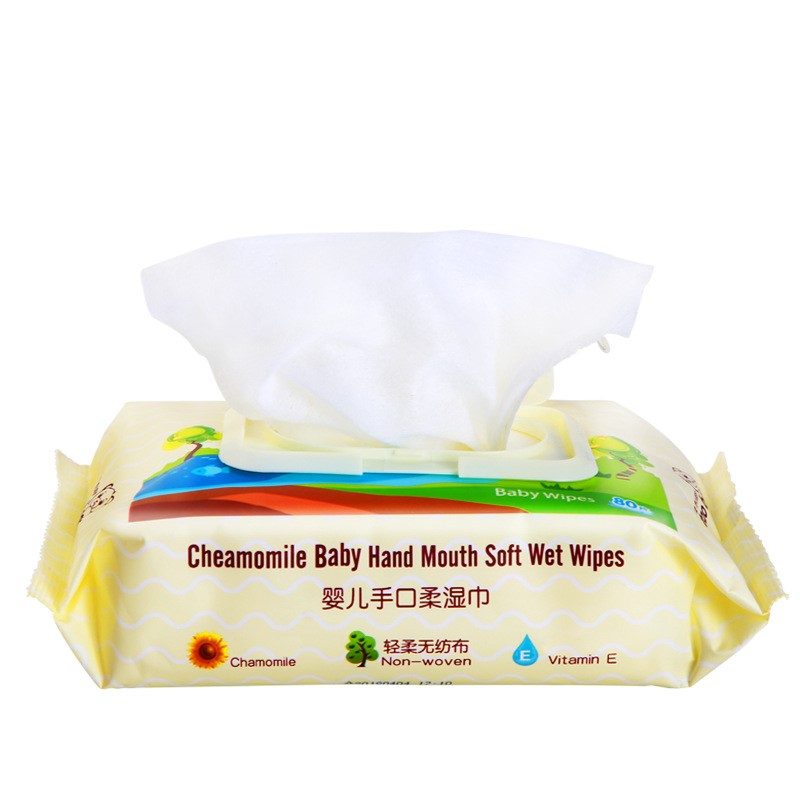 Baby wipes with lid 80 pieces